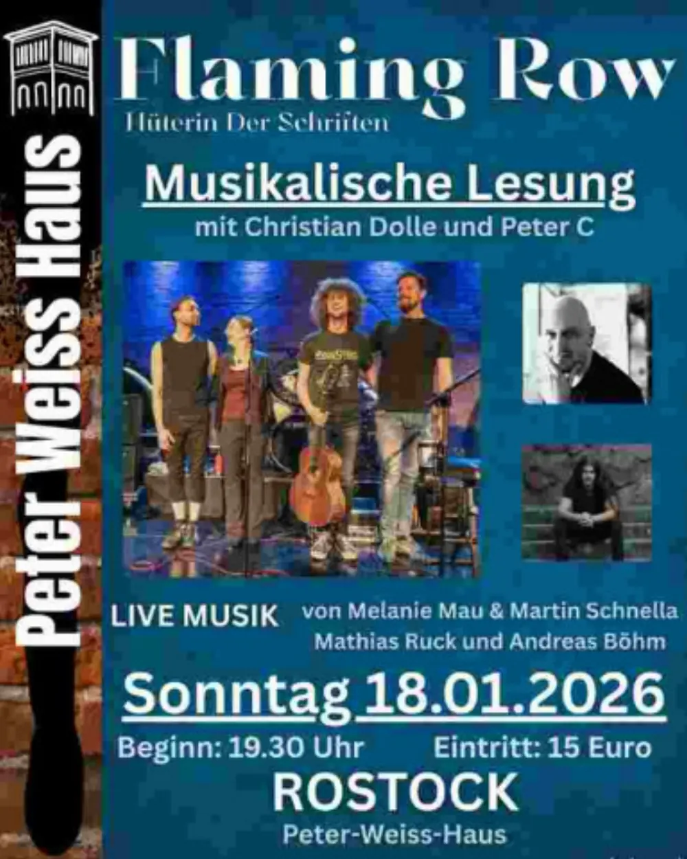 Poster: Flaming Row - Hüterin der Schriften